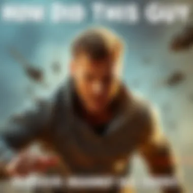 A determined man pushing through challenges, showing strength and resilience, standing against adversity.