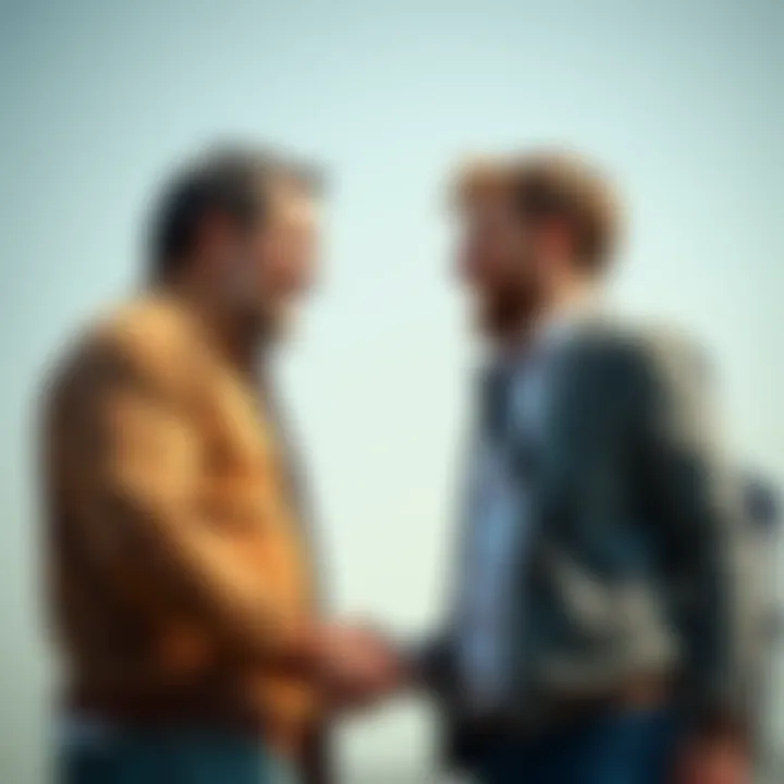 A man and his partner are holding hands, smiling at each other, symbolizing love and connection. Their expressions show warmth and affection, highlighting the importance of relationships in life.