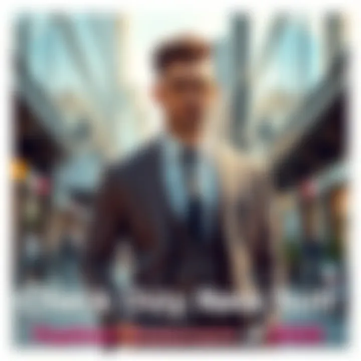 A man wearing a trendy suit with a modern cut, showcasing a fresh fashion statement, exuding confidence and style in an urban setting.
