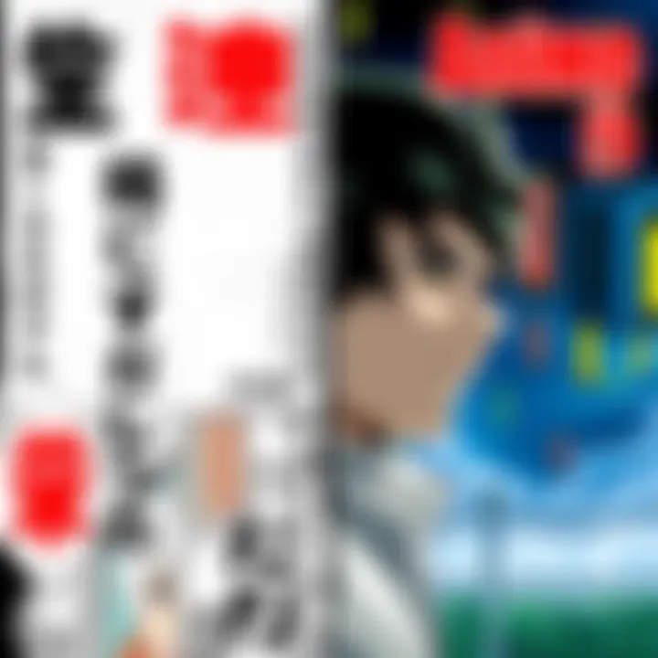 A split image showing a manga panel on one side and an anime scene on the other, illustrating the differences between the two formats.