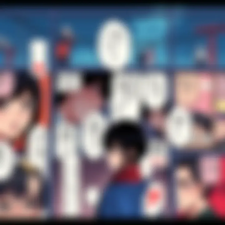 Manga Art Issues An illustration showing various manga panels with noticeable art flaws and narrative inconsistencies.