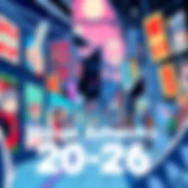 Manga Artwork Trends in 2026 A colorful showcase of recent manga illustrations featuring diverse styles and characters that reflect current trends in 2026.