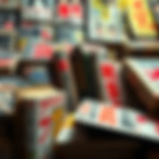 A collection of manga books with some appearing worn and others in pristine condition, showcasing differences that hint at authenticity or fakeness.