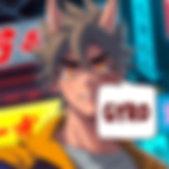 A manga character named Gyro with a speech bubble showing his name, highlighting the common mispronunciation.