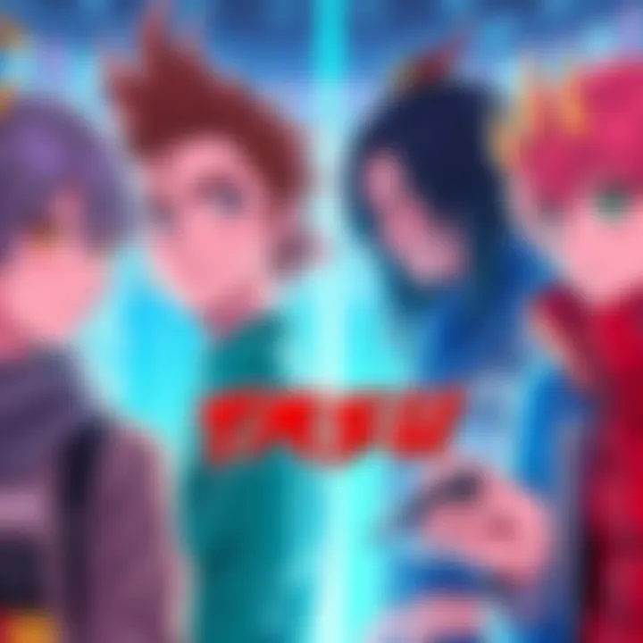 A group of manga characters inspired by authors named Tatsu, showcasing vibrant styles and unique designs that reflect current storytelling trends.