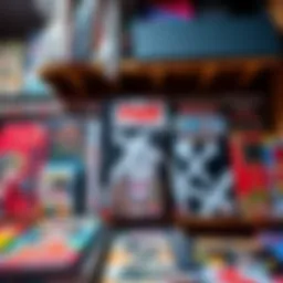 A display of various manga books including popular titles like One Piece and Ghost Hunt, in good condition, arranged for sale.