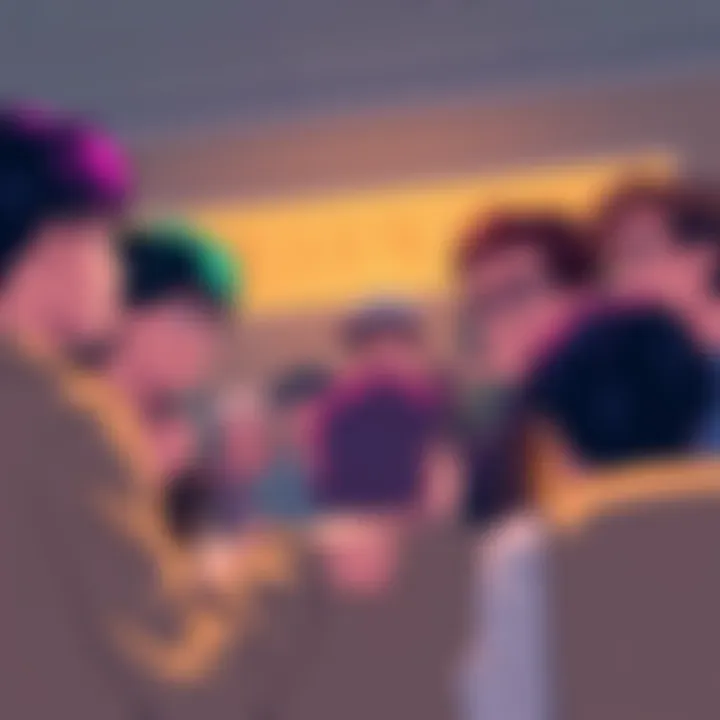 A group of manga fans expressing their opinions on recent chapters in a lively forum discussion, showing mixed emotions about the story direction