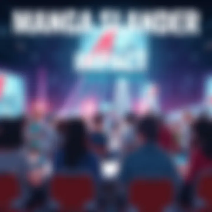 A group of people discussing manga slander and its effects on other franchises in a lively forum setting