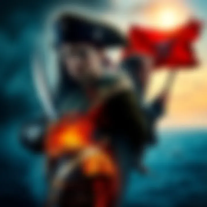 Marine, Pirate, or Revolutionary Choices A collage featuring a Marine in uniform, a Pirate with a sword and treasure, and a Revolutionary leader holding a flag, representing different life paths on Blue Planet.