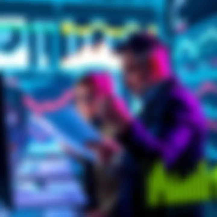 Analysts reviewing graphs and charts on market performance