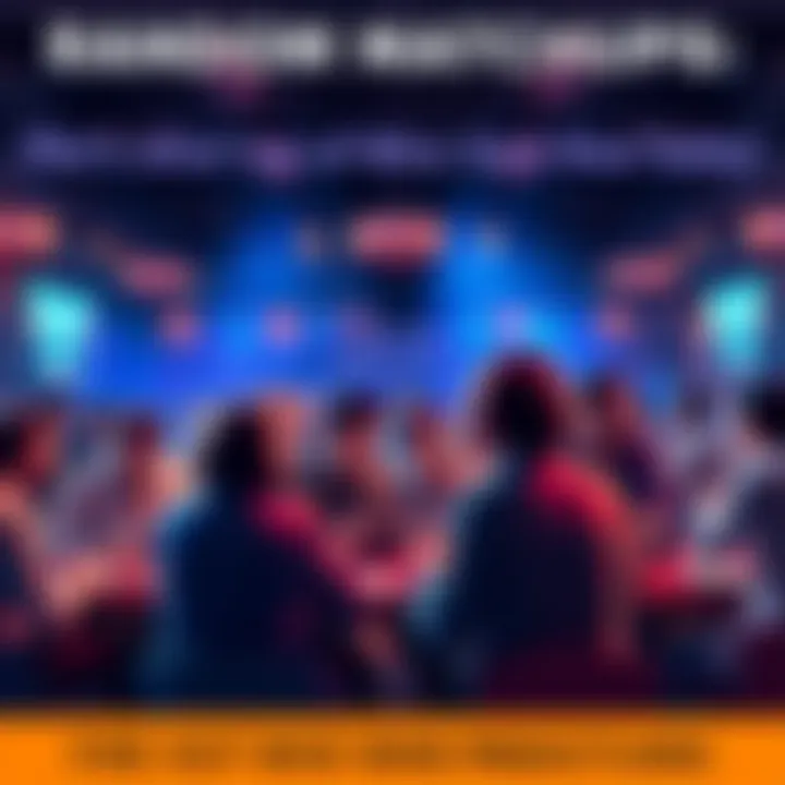 Matchup Predictions People debating over matchups and predicting winners in a lively setting