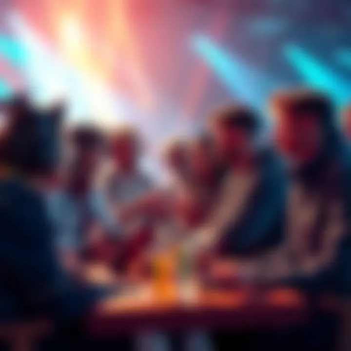 A group of gamers discussing their first maxed out character, sharing memories and experiences in a lively forum