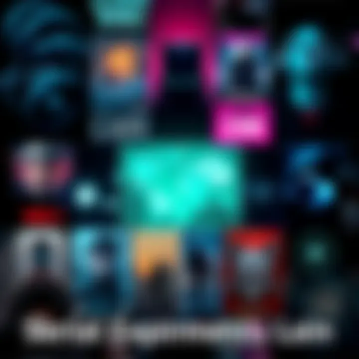 A collage of live-action films, video games, and books with themes of consciousness and dystopian futures, showcasing elements of surrealism.