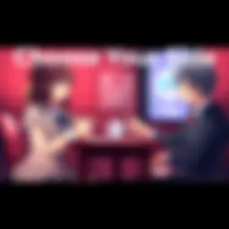 Megumi and Yuji from a playful debate scene with Todo present, encouraging people to choose sides.