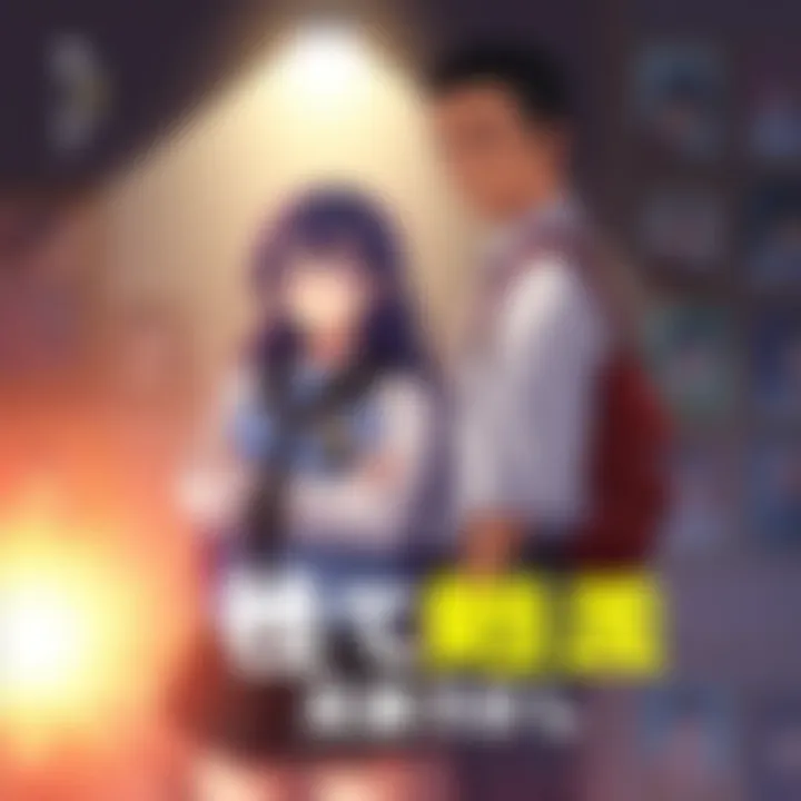 Megumi and Yuka's Bond Megumi and Yuka standing together, showing their close connection with a shared technique, both looking determined against a backdrop of their family photos.