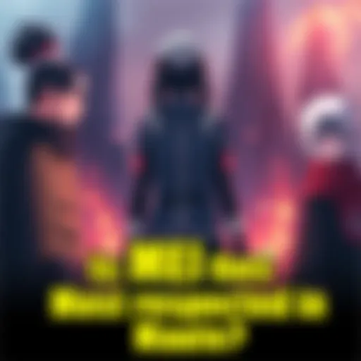 Mei standing confidently while the Kages ignore her warnings during the battle against Madara