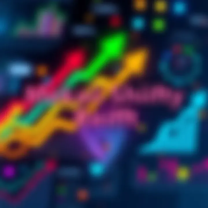 A graphic showing the latest trends and insights related to Mekami Shifty with colorful arrows and statistics.