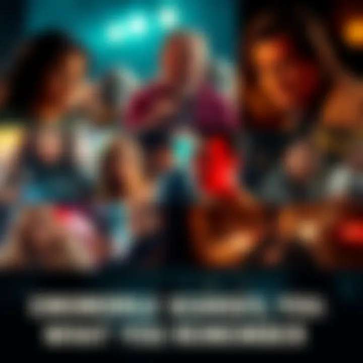 Memorable Movie Scene A montage of iconic movie scenes that evoke strong emotions and nostalgia among viewers.