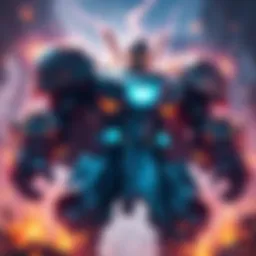 Metal Cooler in Giant Form TEQ Metal Cooler in his giant form, displaying powerful energy and ready to unleash critical hits in battle.