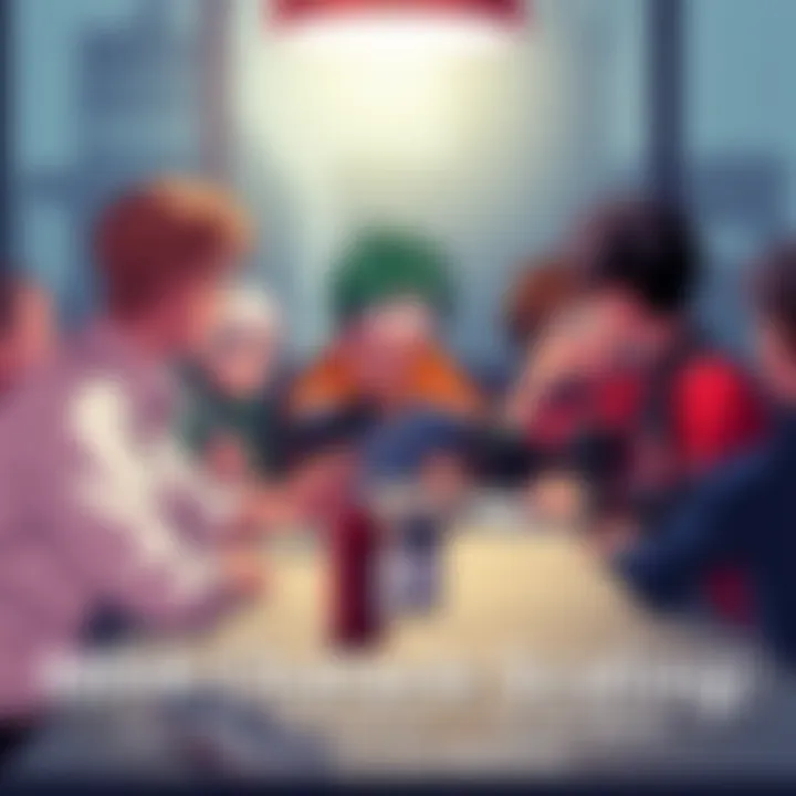 MHA Character Scaling Fans discussing My Hero Academia characters' abilities and scaling values at a table