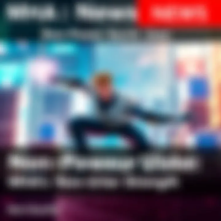 A non-power quirk user showcasing impressive agility and strength in a dynamic pose, with a cityscape background