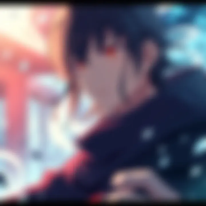 Miharu looks thoughtfully as he considers the impact of draining Kanshi, with a serious expression and a tense atmosphere around him.