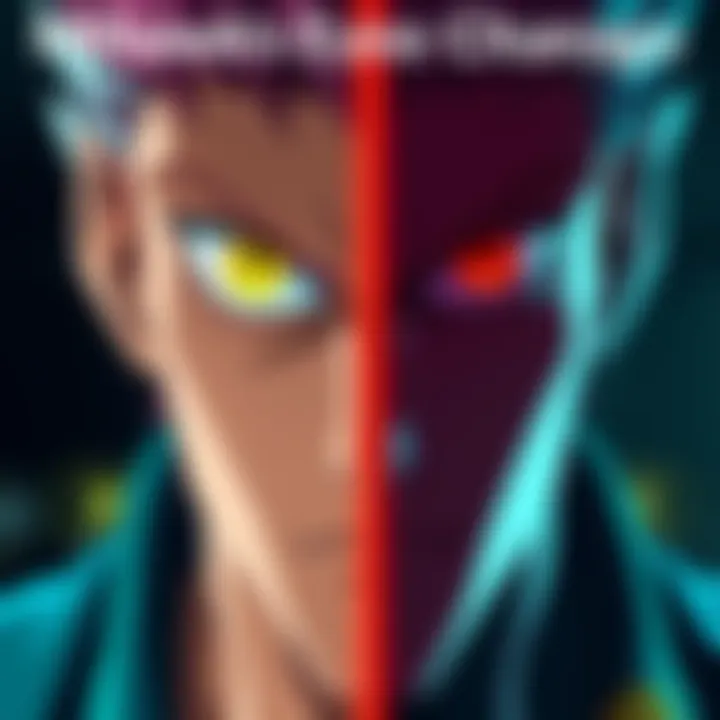 Side-by-side comparison of Mihawk's red eyes from manga and yellow eyes from anime and live action adaptations.