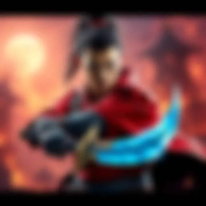 Mihawk, the strongest swordsman, stands confidently with his sword, ready for battle.