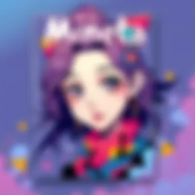 Art book cover featuring colorful illustrations of Mineta with unique designs and expressions