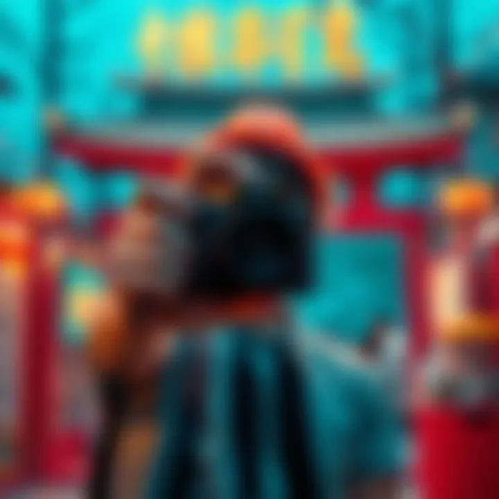 A person holding a camera posing a request for Mineta pictures from the community