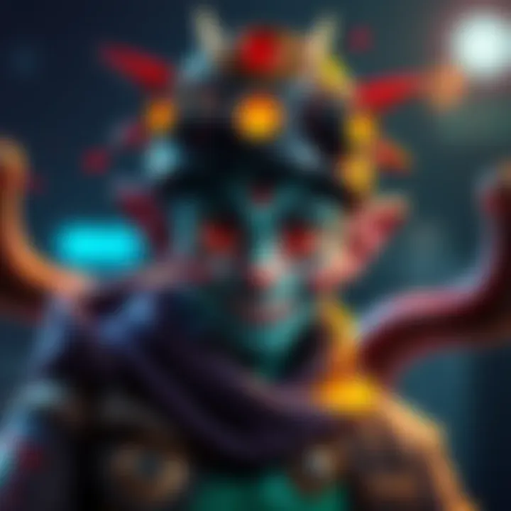 A creative character named Misozan, featuring vibrant colors and unique design elements that highlight artistic expression.