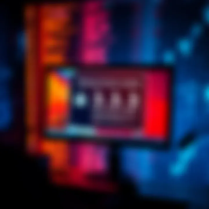 Graphic showing a computer screen with a warning about version 3.3.3 being missing, alongside version numbers and update icons