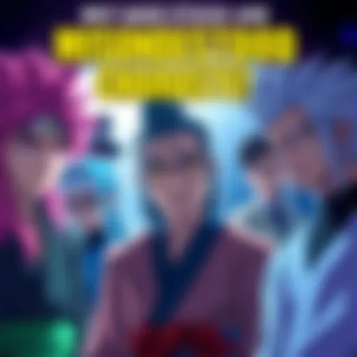 A group of Saiki K characters showcasing their unique styles and expressions, highlighting contrasting appearances that challenge traditional views.
