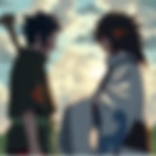 Mito and Tobirama discussing Madara Mito and Tobirama stand together, sharing their thoughts about Madara's influence and power in their world.