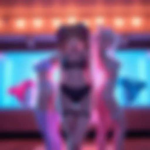 Five different styles of panties displayed for Mococo's cosplay vote