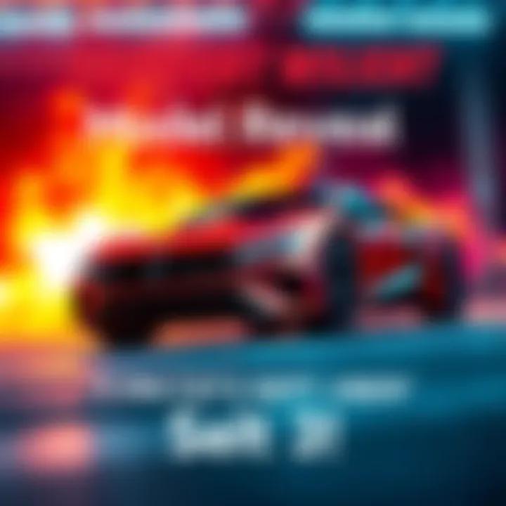 A digital graphic announcing a model reveal event on September 3 at 7 PM CST, with colorful designs and exciting text.