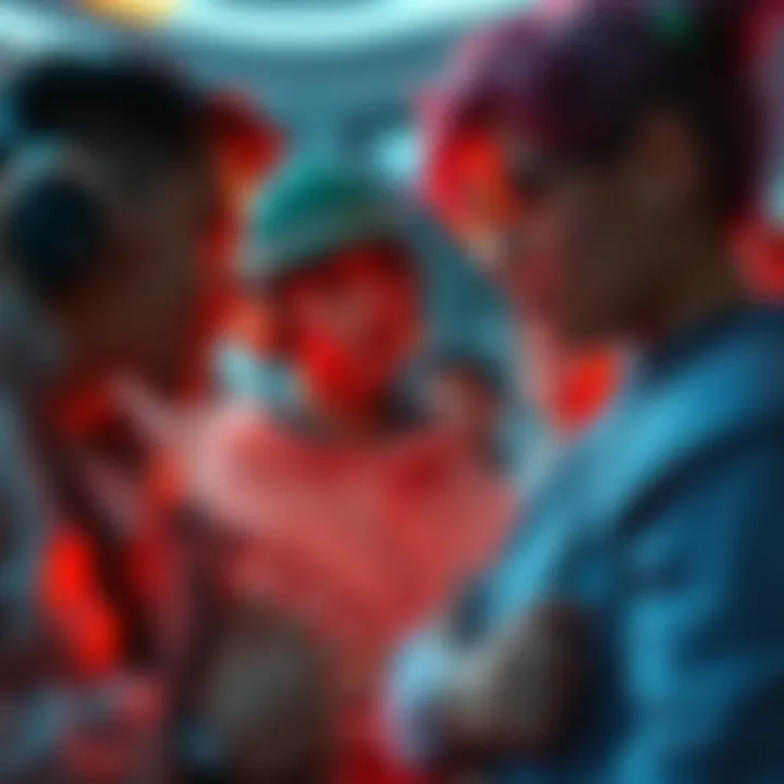 Group of fans expressing disappointment over Modulo's ending, discussing themes of peace and submission in a sci-fi setting.