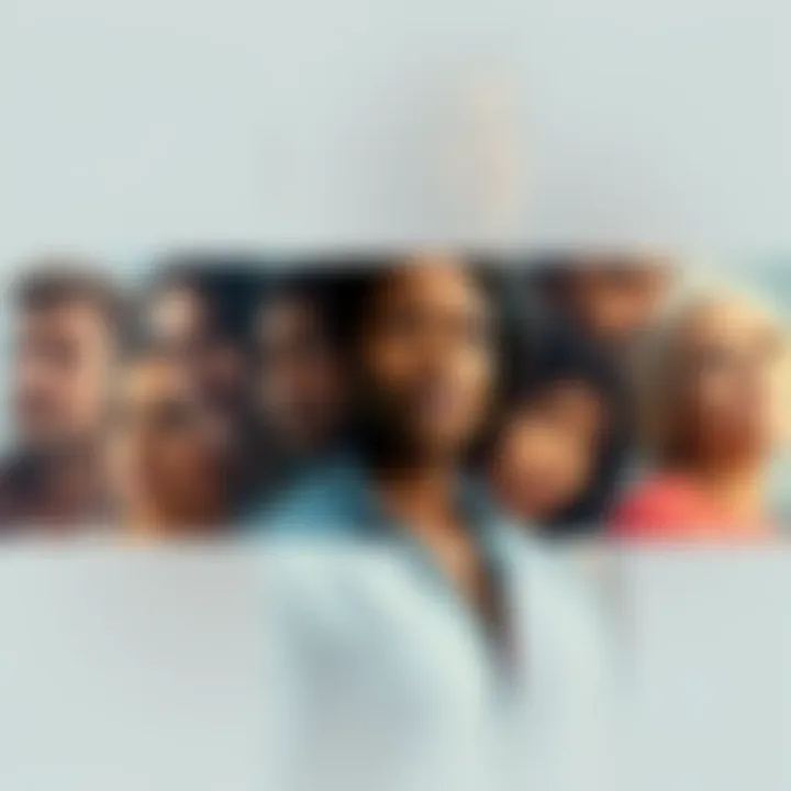 A collage of diverse people reflecting on life experiences, showing emotions like joy, sadness, and contemplation.
