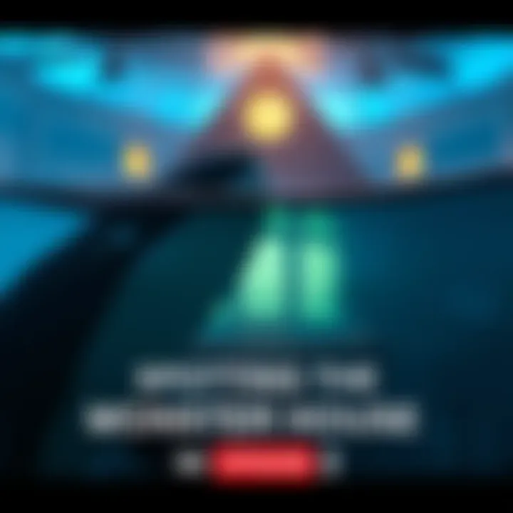 A scene highlighting the nod to Monster House with a whale character and a playful uvula reference in the background.