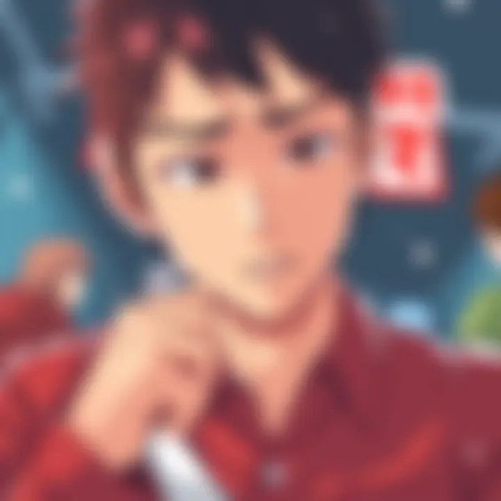 Illustration of a person expressing disappointment over Morikawa's comments on social media about the Manga One issue.