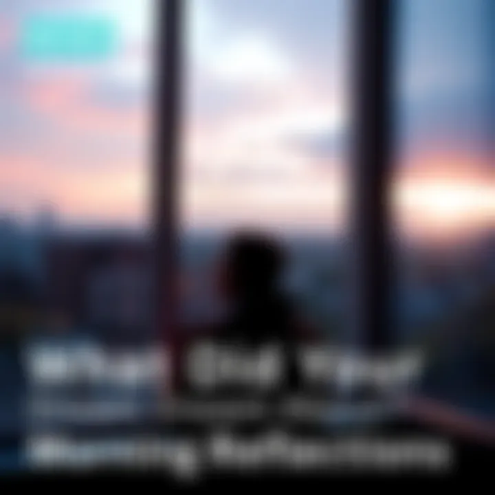 A person sitting by a window with a journal, contemplating their dreams with a soft morning light