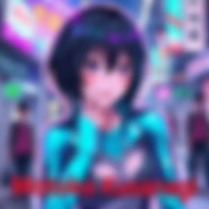 A vibrant holographic sticker featuring the character Motoko Kusanagi, showcasing intricate designs and bright colors, perfect for collectors.