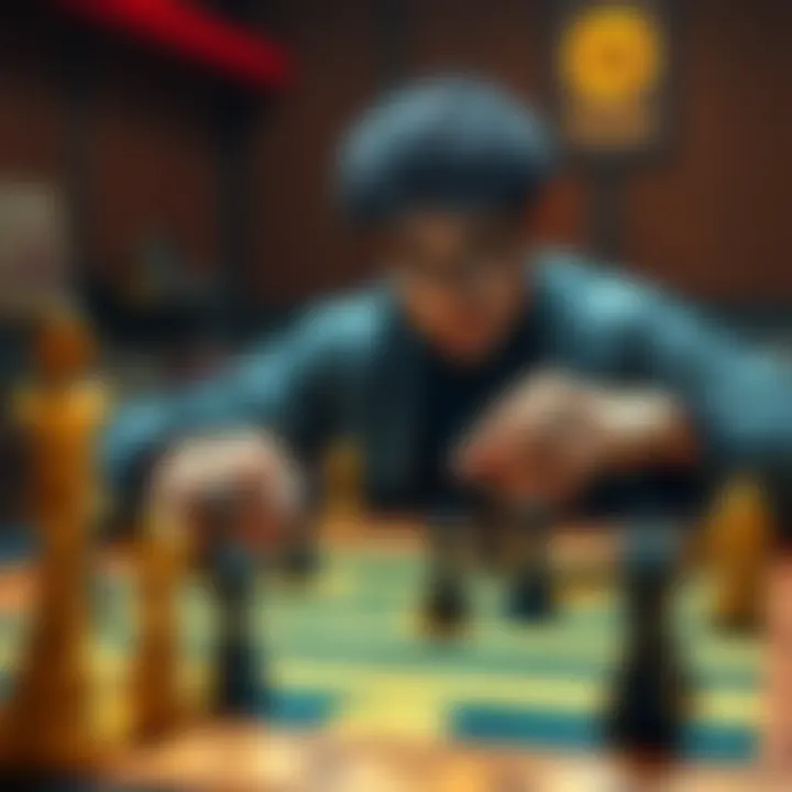 Mu Domi analyzing a Reversi board with strategic pieces in play