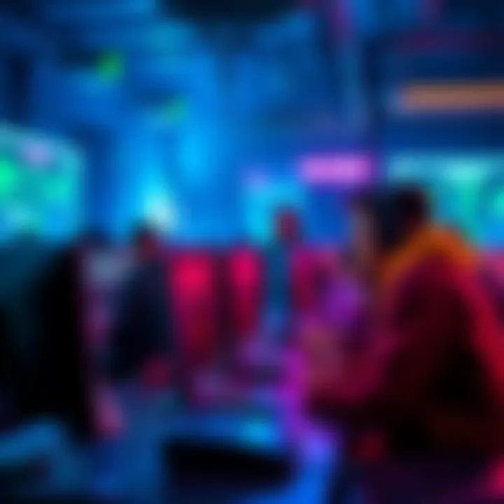 A group of people engaged in Multi Hit Hacking activities on their computers, showcasing collaboration and excitement in online forums.