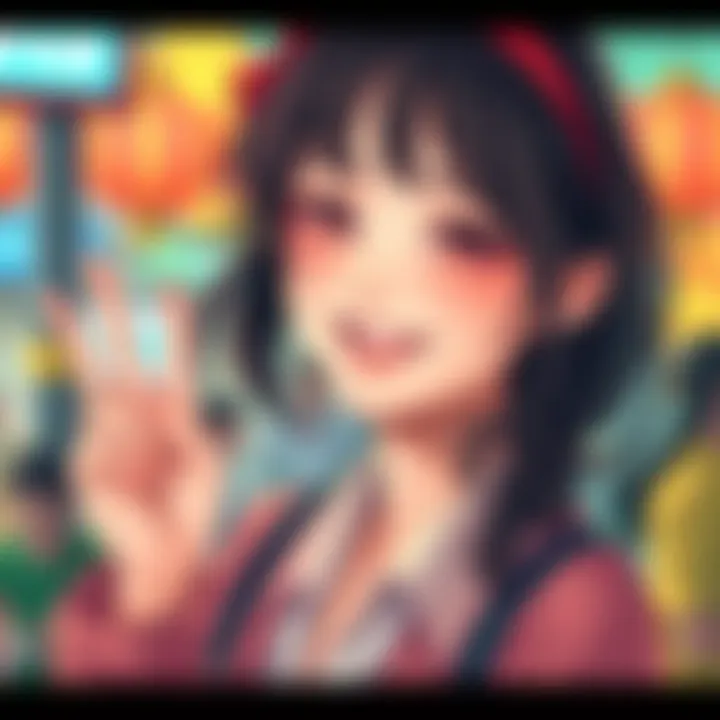 Mumei smiling and greeting fans with excitement as they ask if they missed her