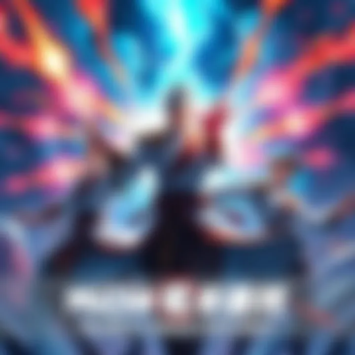 Illustration of Muzan and the 12 Kizuki showcasing their powers in a battle scene