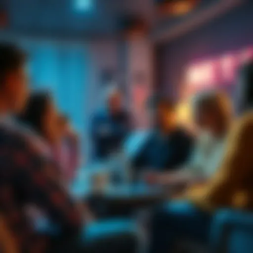 People engaging in a lively discussion about Episode 8 of My Ribdiculous Reincarnation, sharing thoughts and predictions