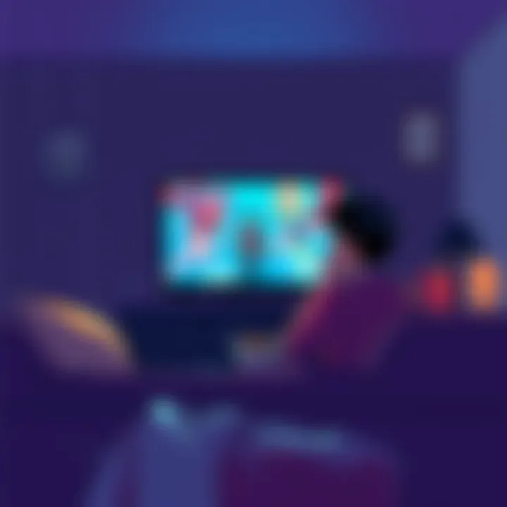 A viewer sitting on a couch, looking frustrated while watching My Hero Academia on a TV screen with snacks around them.