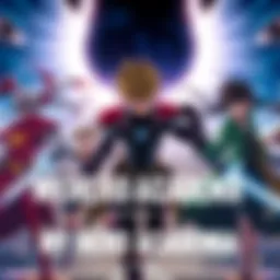 Characters from MY HERO ACADEMIA Vigilantes prepare for the final battle in Season 2