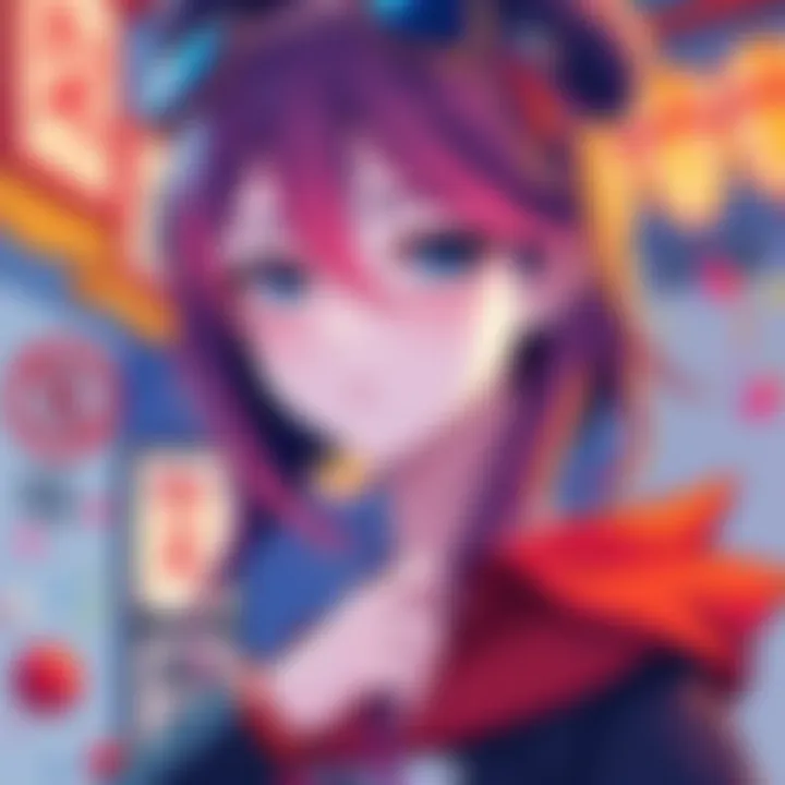 Nami Character Art Original artwork of Nami showcasing vibrant colors and unique style, featuring elements of personal creativity.